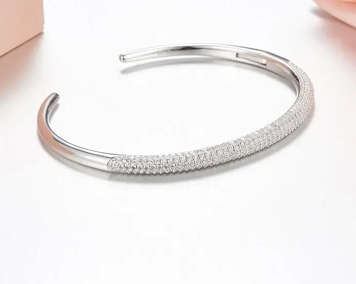 

YBB317 925 Silver Zircon Girls Bracelet Birthday Party Festival Girls Bracelet Gift