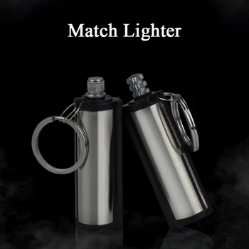 

Flint Fire Starter Match Lighter Outdoor Survival Tool Permanent Keychain Portable Thousands of Times Key Chain Lighter