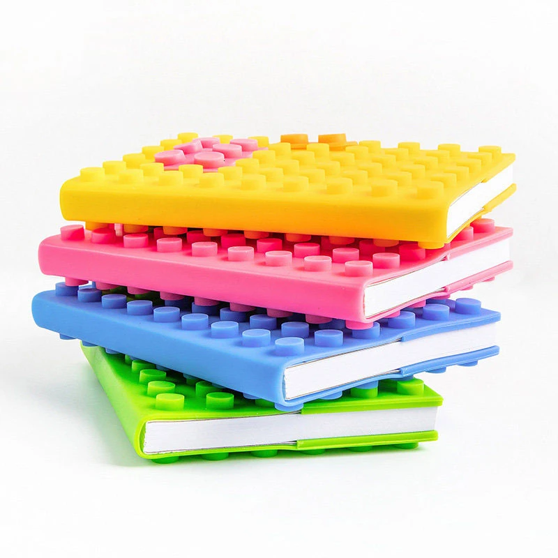

Creative silicone notepad notebook student stationery cute business soft face horizontal line handbook A6 diary