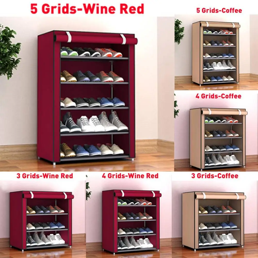 Non-woven Fabric Storage Shoe Rack Hallway Cabinet Organizer Holder 4/5/6 Layers Assemble Shoes Shelf DIY Home Furniture Non-woven Fabric Storage Shoe Rack Hallway Cabinet Organizer Holder 4/5/6 Layers Assemble Shoes Shelf DIY Home Furniture