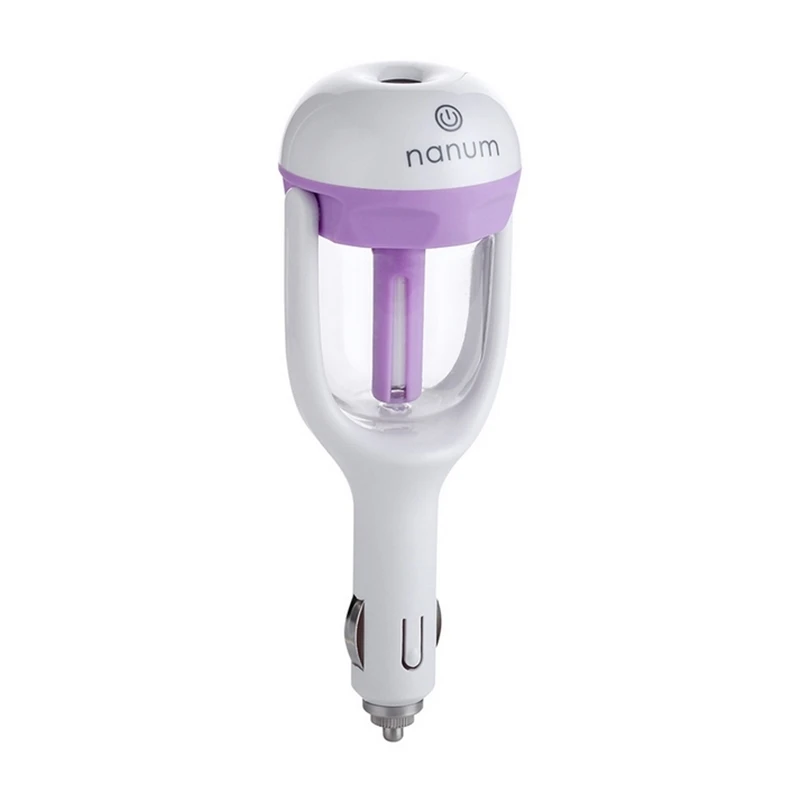 Purple NMT-026, автомобильный паровой увлажнитель воздуха, арома-диффузор, мини-очиститель воздуха, ароматерапия, диффузор эфирного масла, портативный распылитель - Цвет: Purple