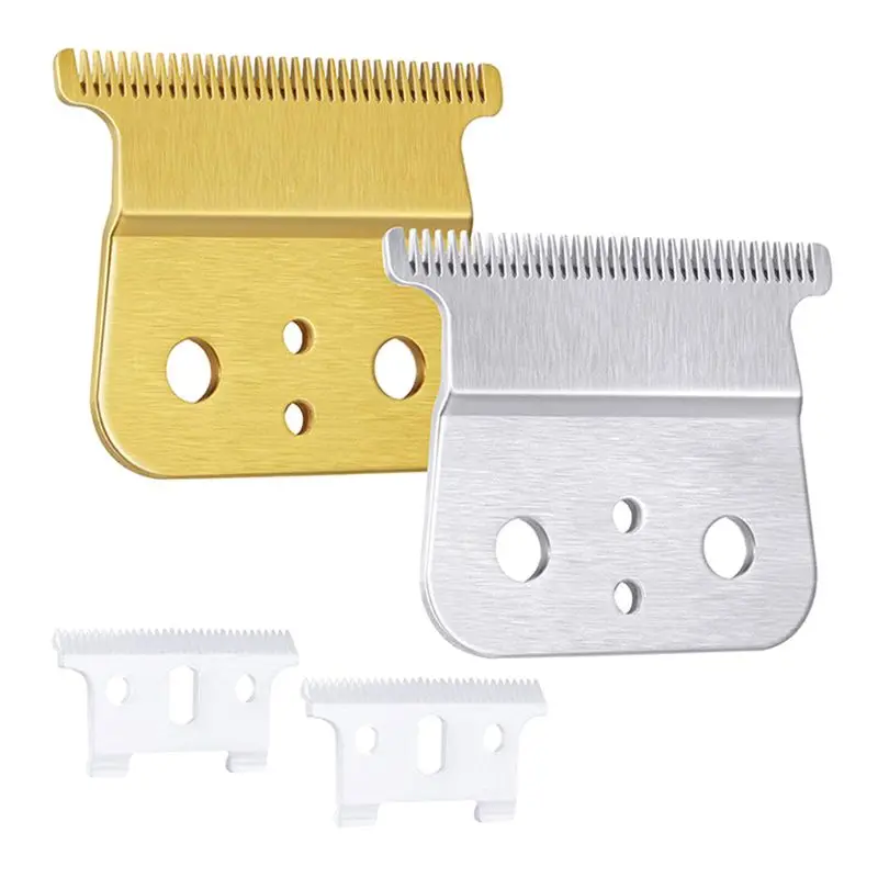 

1Pair Replacement T-Blade Hair Clipper Replace Ceramic Cutter Hair Trimmer Blade