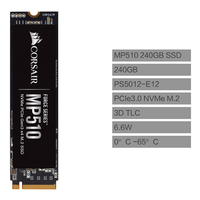  CORSAIR KRAFT Serie MP510 SSD 240GB NVMe PCIe Gen3 x4 M.2 SSD 480GB 960GB 1920GB Solid zustand Lage