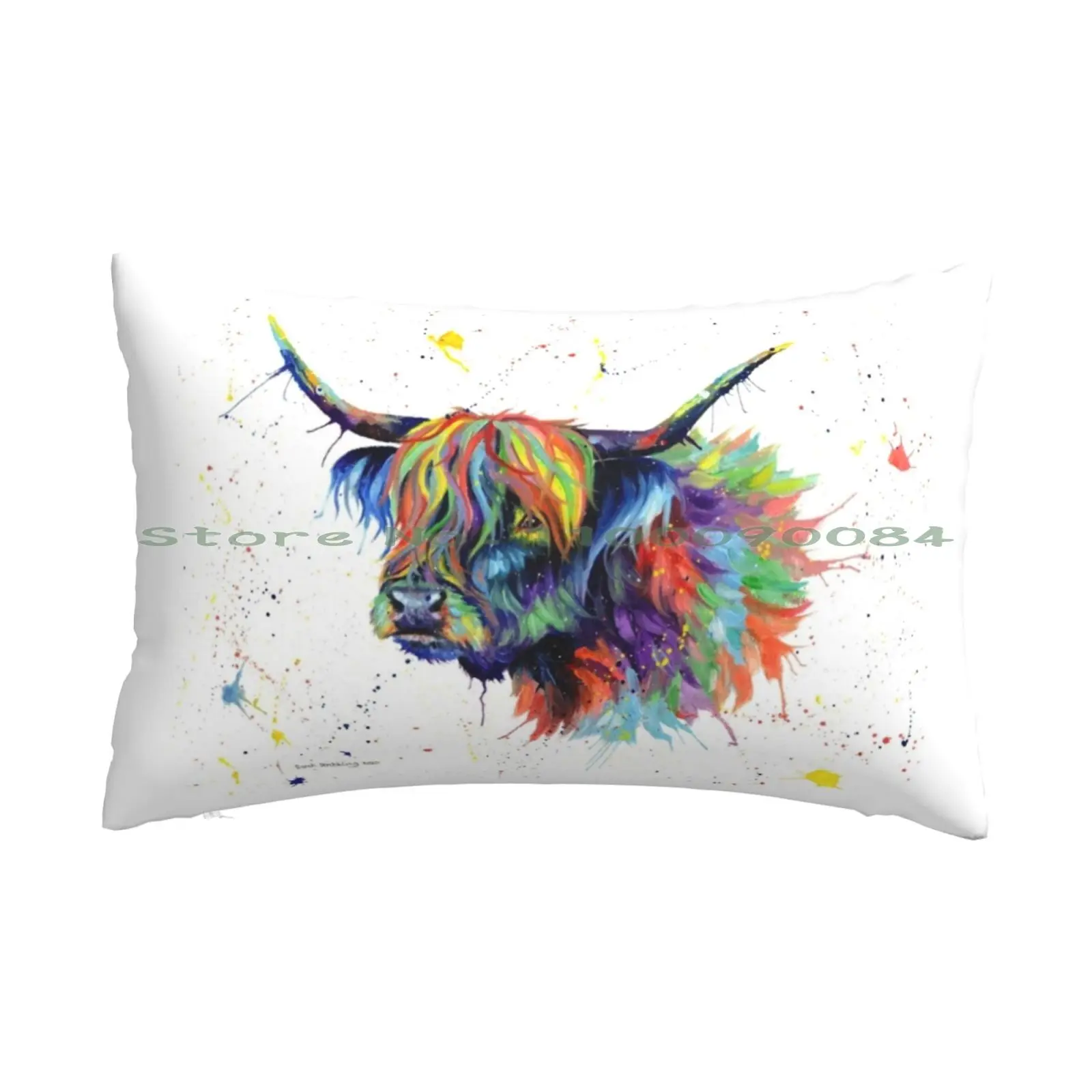 Highland Cow Federa Multicolore 20X30 50*75 Divano Camera Da Letto Motivo Di Ancoraggio Sailor Motive Cruise Motif To Go On Vacation Scuba