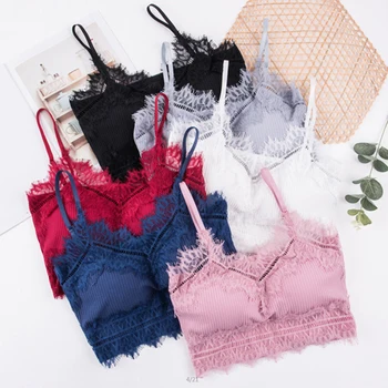

New Thin Cup Full Lace Breathable Push Up Bra New Fashion Sexy Free Women Underwear Brassiere Wire Free Lingerie