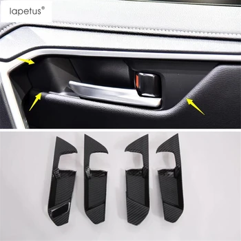 

Lapetus Accessories For TOYOTA RAV4 RAV 4 XA50 2019 2020 ABS Inner Door Pull Doorknob Handle Bowl Cover Trim / Carbon Fiber Look