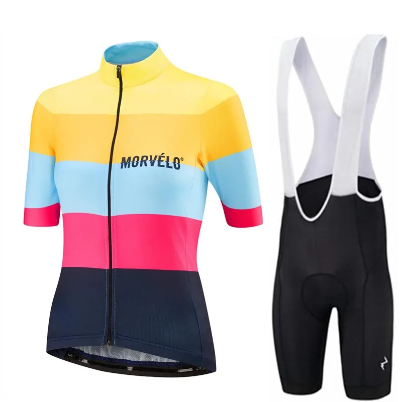 Morvelo набор Джерси для велоспорта женская летняя одежда для горного велосипеда одежда для велоспорта Ropa Ciclismo Mujer дышащая майка