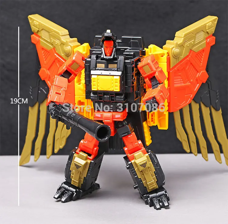 G1 трансформация predaking-5 в 1 Набор Divebomb Rampage хедстронг негабаритный режим войны Орел фигурка Робот Игрушки