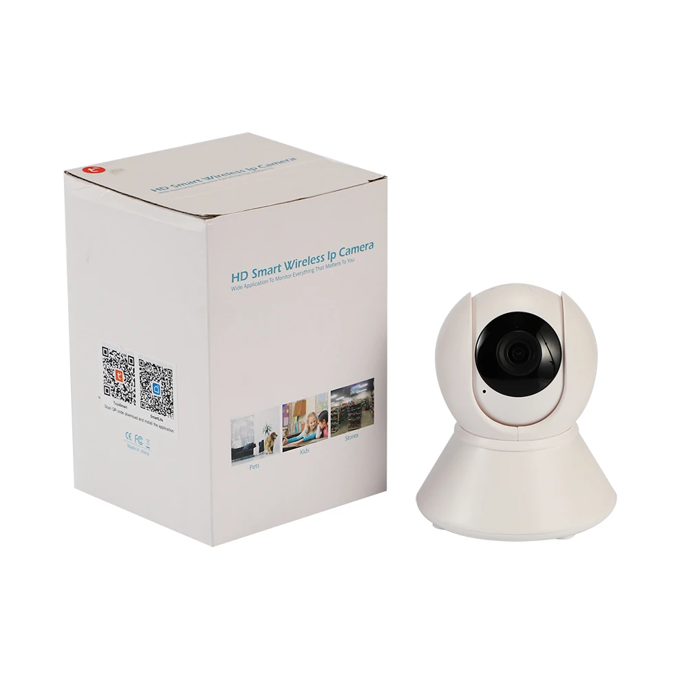 Беспроводная ip-камера Full HD Tuya Smart Life Alexa Google, двухсторонняя аудиокамера с поворотом и цифровым зумом для безопасности, умная WiFi камера 1080P