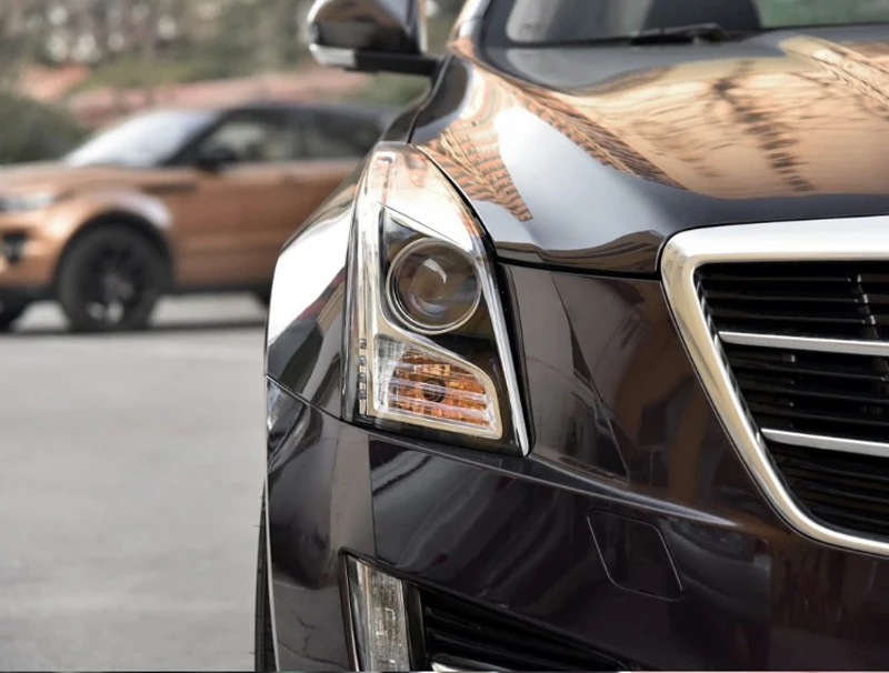 Для Cadillac ATS 2013- абажур для объектива прозрачный корпус фары передняя крышка пластиковая фара корпус прозрачный