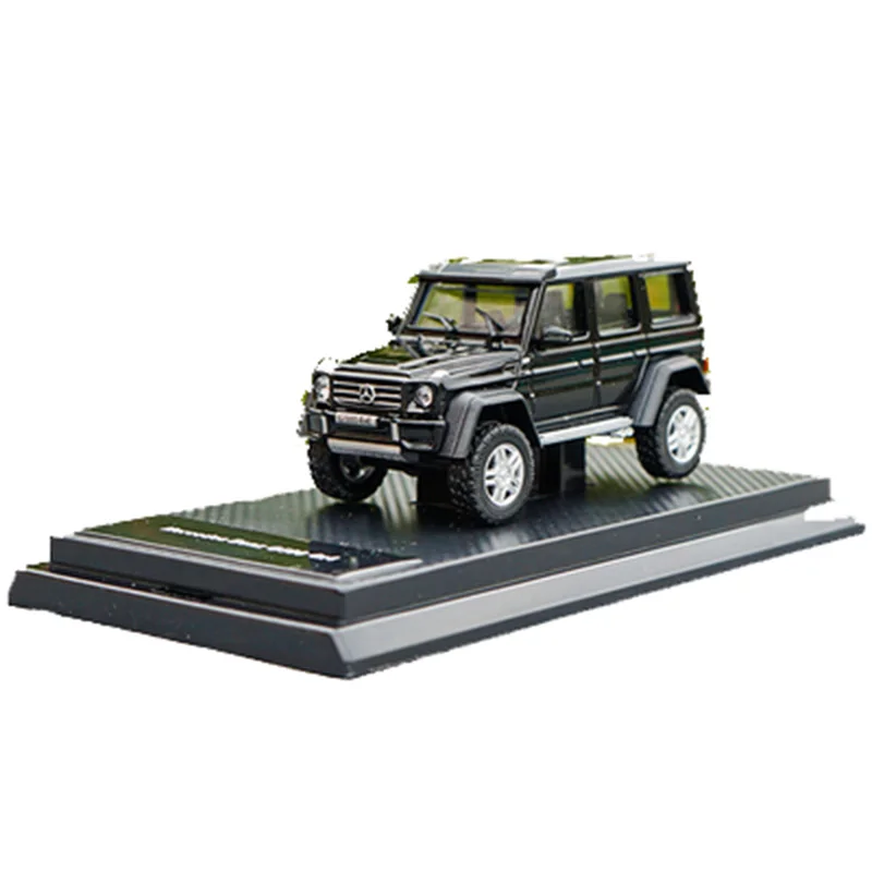 1/64 scle alloy car model G63 6X6 G500 4X4 G-class pickup truck Diecast metal vehicle toy collection children kids traffic gifts - Color: H