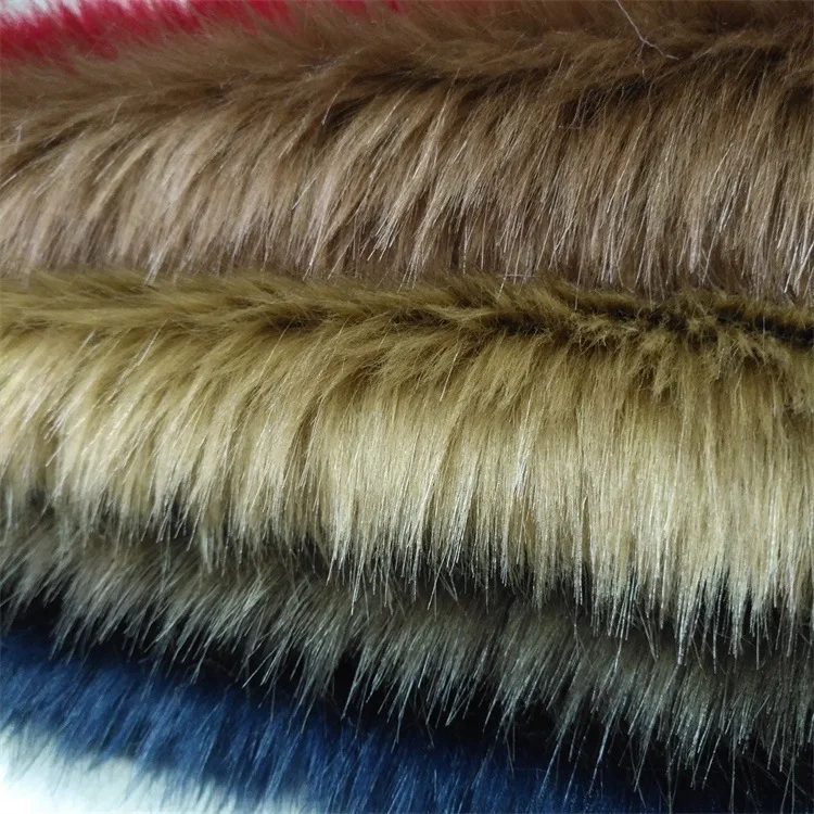 

High imitation solid color fox fur artificial fur 30mm plush clothing fur collar fabric