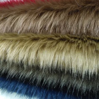 

High imitation solid color fox fur artificial fur 30mm plush clothing fur collar fabric
