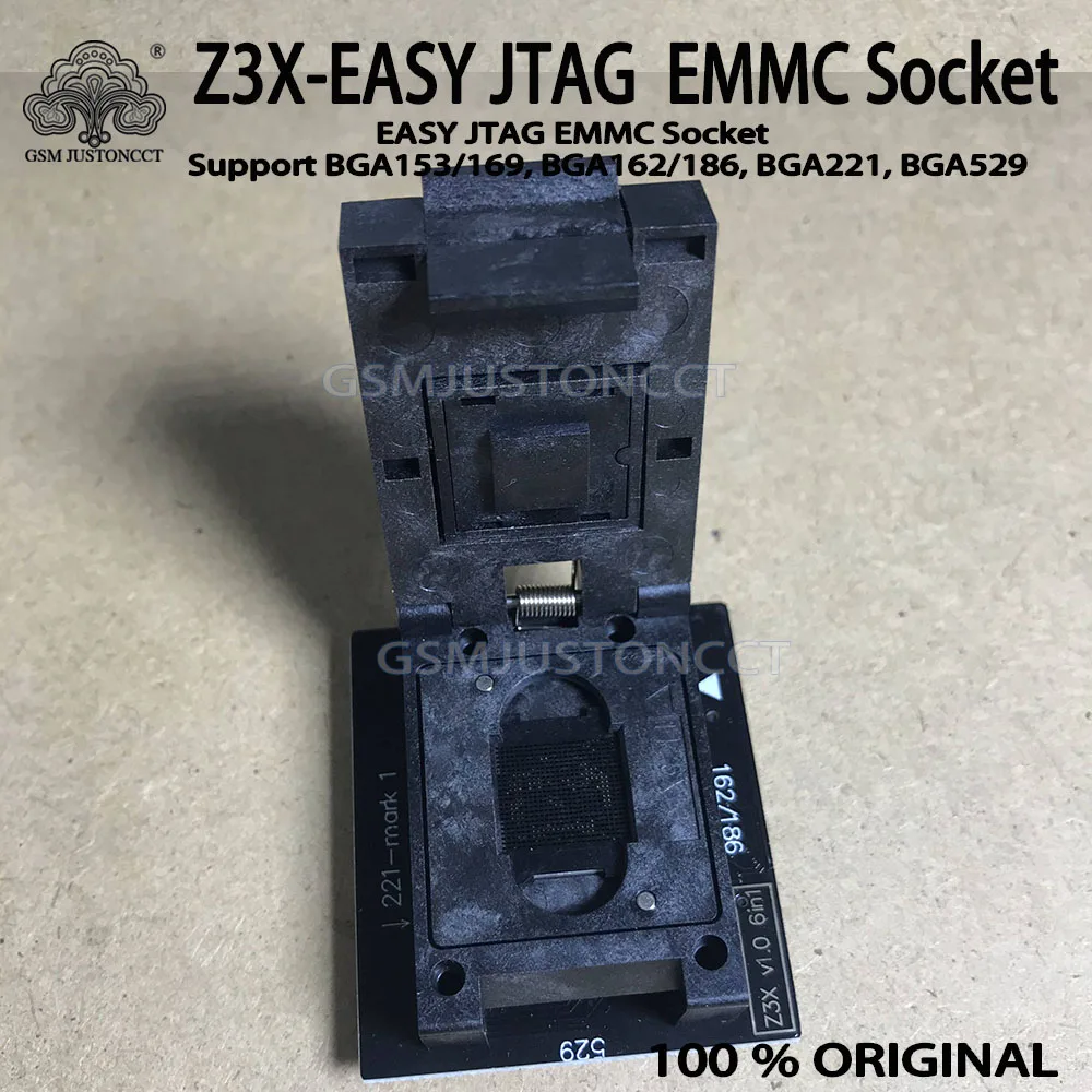 2024 ORIGINAL  New Version Full Set Z3X Easy Jtag Plus Box Easy-Jtag plus box+ EASY JTAG EMMC 6 IN 1 socket