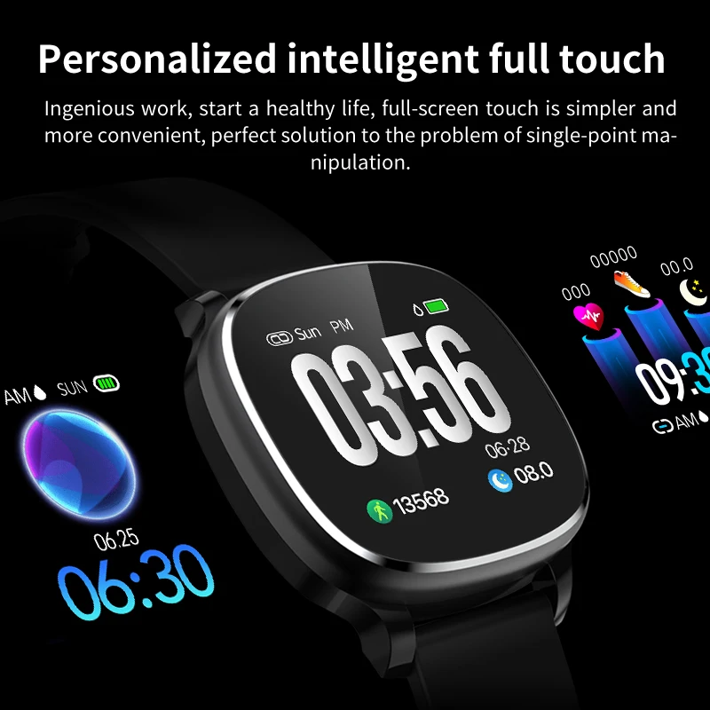 B19 Смарт часы водонепроницаемые спортивные часы для iphone Android телефон Smartwatch монитор сердечного ритма функции кровяного давления