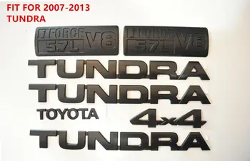 

FOR 2007-2013 Tundra Matte Black Out Emblem Badges tailgate 7 Piece Kit