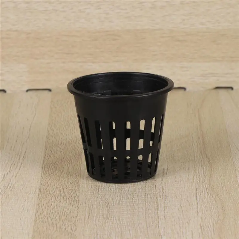 40PCS Plant Pots Soilless Culture Planting Net Cup Hydroponic Plastic Mesh Basin Plant Container Succulent Plant Cactus Pot