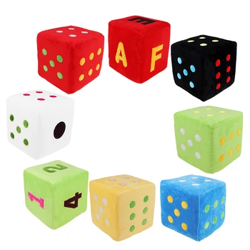 

Large 20cm Plush Dice for Kids Children Math Teaching Aids, Also used as Bed Home Decor Cushion Pillow - Choice of Colors