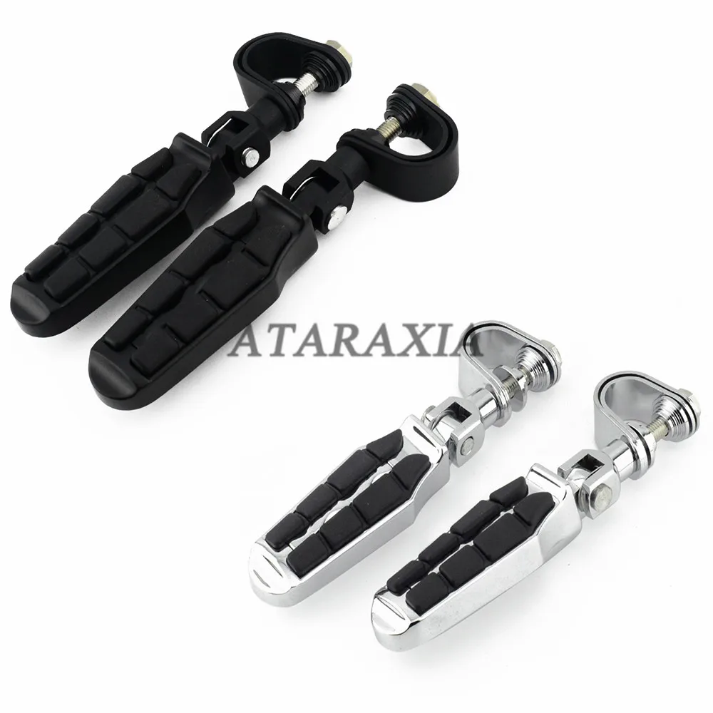 thumbnail image 2 of 1Pair Foot Peg Clamps, Motorcycle Foot Pegs With Engine Guard 2 of 9