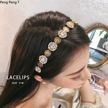 

Retro palace lady temperament net red hair band Banquets with Headbands