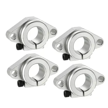 

uxcell 4PCS SHF20 Aluminum Linear Motion Rail Clamping Rod Rail Guide Support for 20mm Diameter Shaft