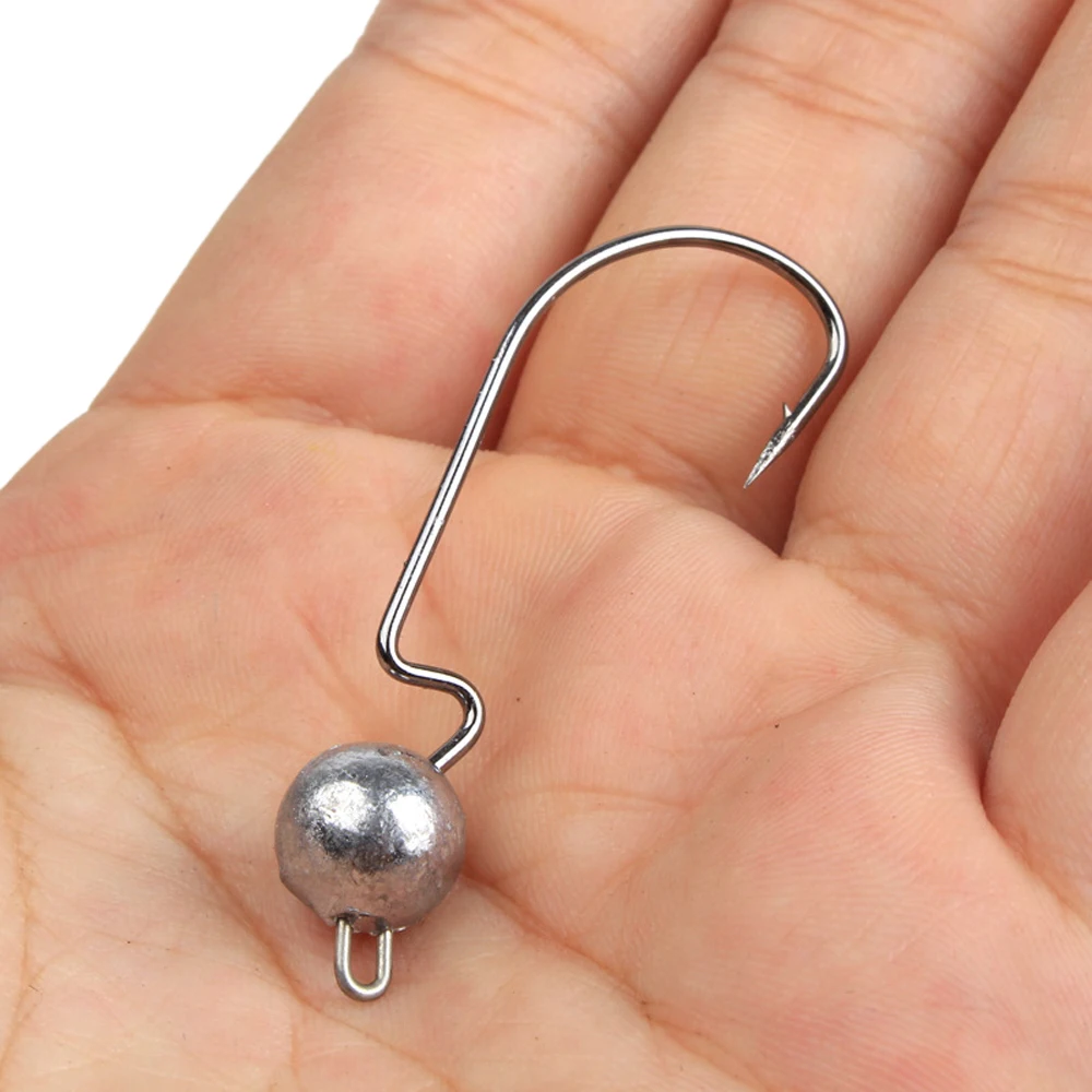 10 шт./компл. бронзовых морских рыболовных крючков Jig Head крючки для Червяков Воблер рыболовный крючок для бас форель Карп рыболовные снасти аксессуары Pesca