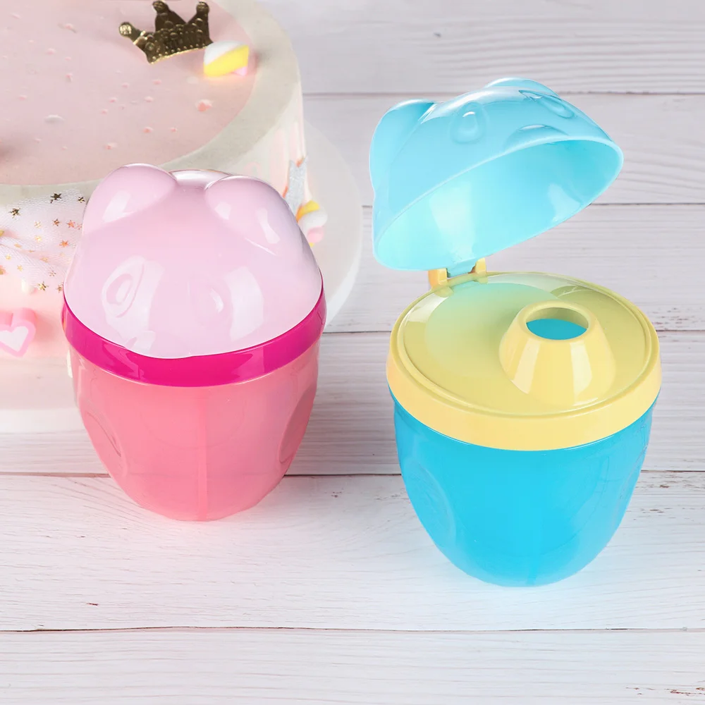 Milk Powder Dispenser 3Dose of Baby Feeding Formula Storage Snack Pot NEW