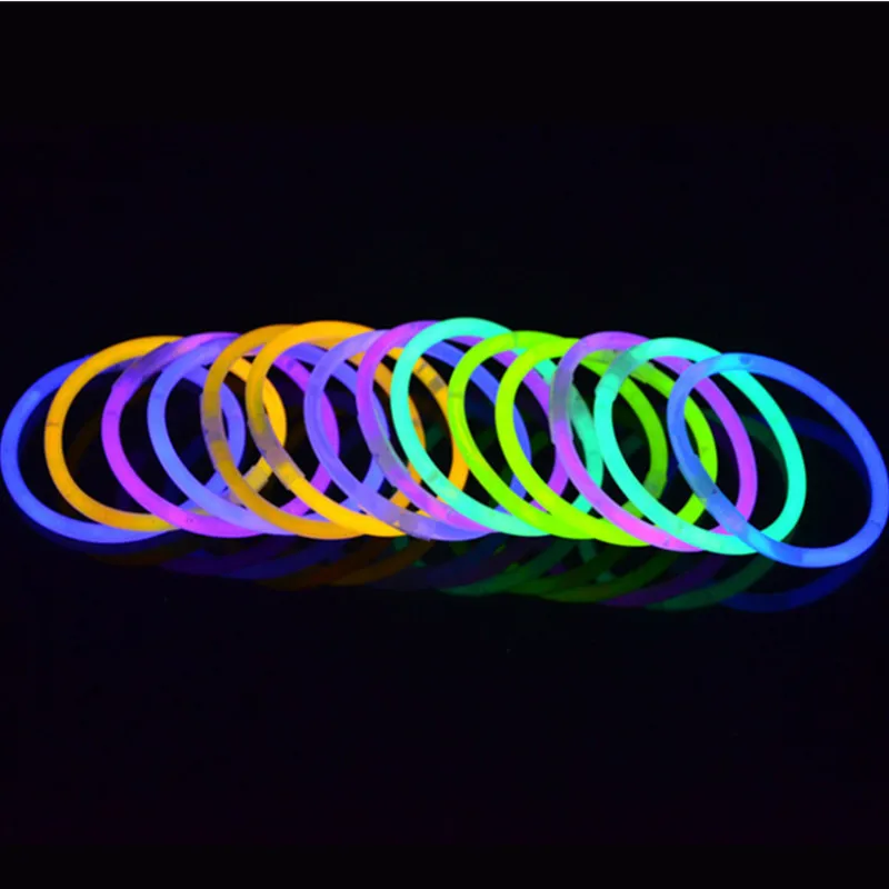 Glow Sticks Glow In The Dark Bracelet Glow Light 25/50pcs Party Fluorescence For Wedding Birthday Concert Supplies
