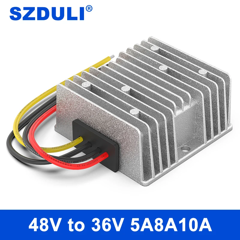 

48V to 36V DC step-down converter 40-60V to 36V automotive power supply stabilized DC-DC waterproof transformer
