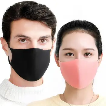 

3Pcs Adjustable Sponge Anti Haze Droplet Dust Proof Mouth Cover Couple Face Mask Stop The Flying Spit Respirator for Summer