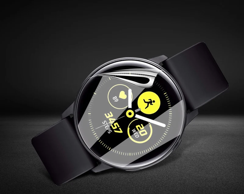 2 шт 10D против царапин водная пропитанная гелем пленка для samsung Galaxy Watch 46 мм 42 мм gear S2 S3 S4 Защитная пленка для экрана