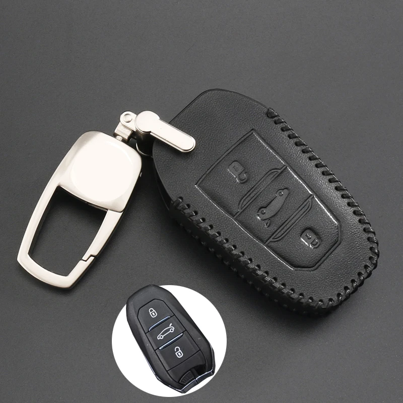 Новинка 2019 чехол для автомобильного ключа из натуральной кожи Citroen|car key case cover|key for