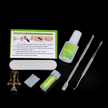 

Ingrown Toenail Correction Kit Toenail Treatment Nail Glue Toenail Straightening Patch Pusher Toenail Lifter Foot Care Tool