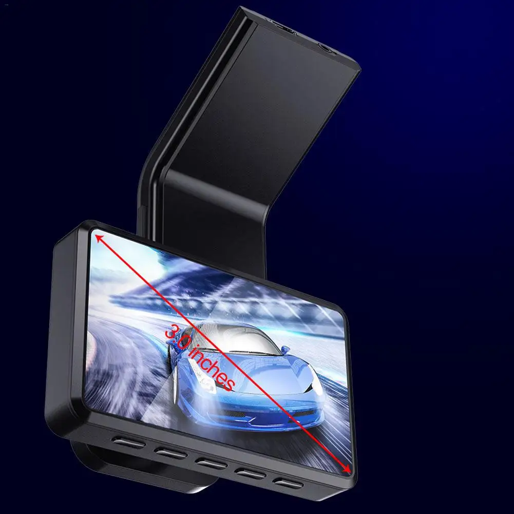 DVR Автомобильный видеорегистратор 3 дюйма HD Автомобильный видеорегистратор камера wifi подключение приложения двойная камера Запись вождения рекордер камера 2 млн пикселей