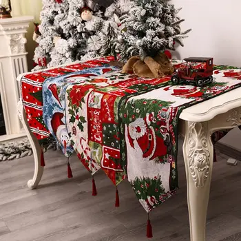 

Knitted Christmas Table Runner Holiday Table Runners Table Decorations For Family Dinners Or Holiday Gatherings·