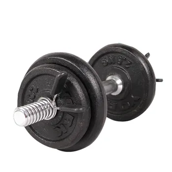 

2Pcs 25mm Barbell Clips Gym Weight Bar Dumbbell Lock Clamp Spring Collar Clips Prevents plate weights from sliding off the bar#3