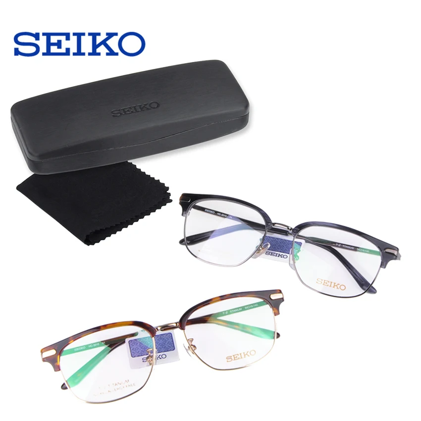 SEIKO ацетатные титановые оправы для очков для мужчин и женщин офтальмологические очки близорукость овальные оптические оправы для очков HC3010