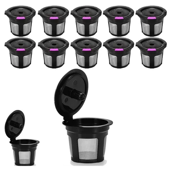 

Reusable K Cups, 12-Pack Universal Fit Reusable Coffee Filters with Food Grade Stainless Steel Mesh Eco-Friendly Coffee Pods, fo