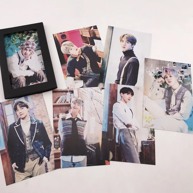 Kpop Подарок u+ 5 фото карты v jungkook jimin rm suga jh jin