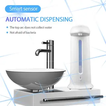 

330ml Automatic Liquid Soap Dispenser Touchless IR Sensor Hand Wanher For Bathroom Kitchen Smart Home Soap Dispenser Automatic