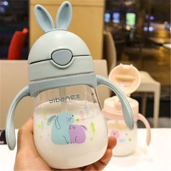 

Newborn Baby Bottle Anti Colic Air Vent Wide Neck Natural Nursing Feeding Bottle for Infant 270ml Baby Care Milk Cartoon Bottle