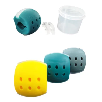 

3 Levels Face Masseter men facial pop n go mouth jawline Jawrsize Jaw Muscle Exerciser chew ball chew bite breaker training