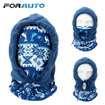 

FORAUTO Motorcycle Face Mask For Bicycle Cycling Fleece Windproof Balaclava Hood Outdoor Sports Warm Neck and Full Face Mask