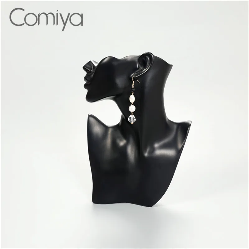 Comiya Висячие серьги для женщин длинные Акриловые жемчуг Brincos Подвеска из стекла «сердце» цинковый сплав Mujer индийские ювелирные изделия Висячие Серьги