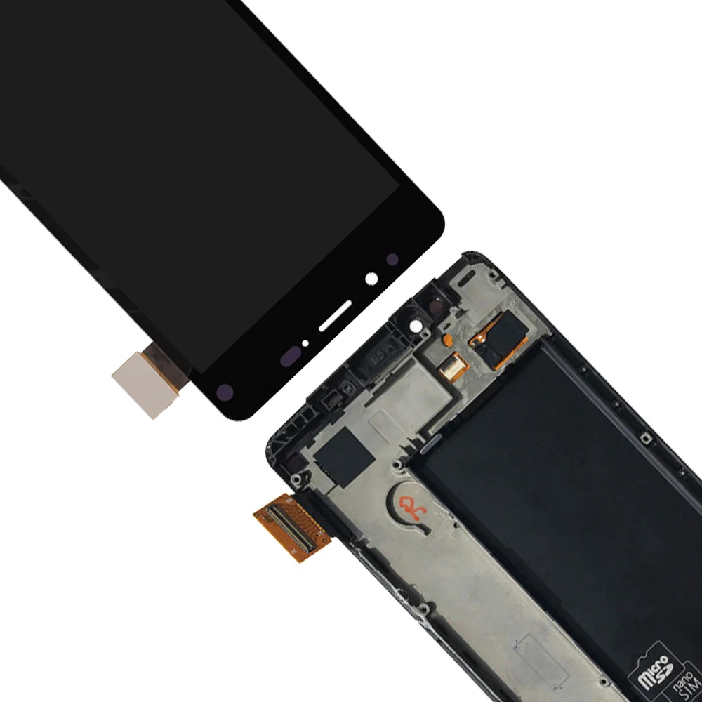 Оригинальный AMOLED ЖК дисплей 5 2 дюйма для Microsoft NOKIA Lumia 950 сенсорный экран с рамкой