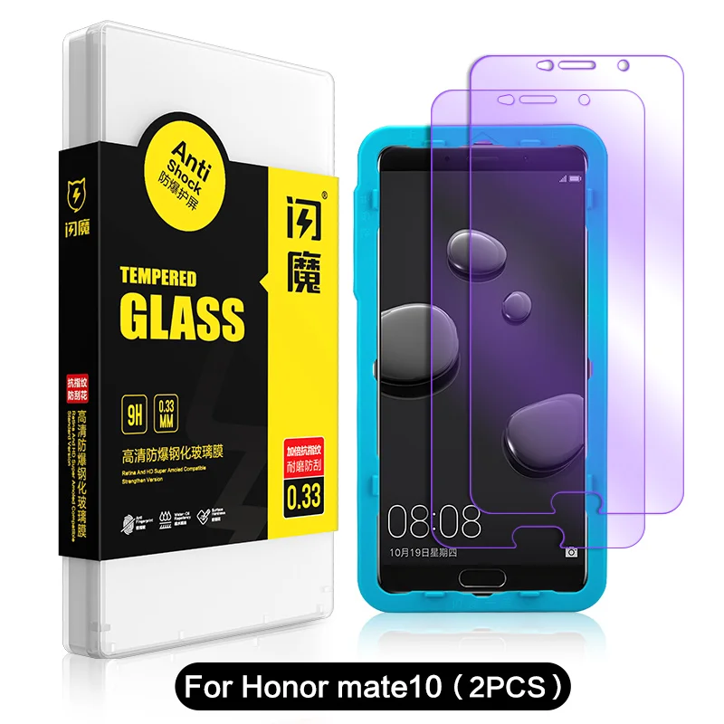 mate10 Закаленное стекло SmartDevil для huawei mate 10 10Pro, синяя Защитная пленка для экрана, Защитная пленка для huawei mate 20 20X - Цвет: mate10