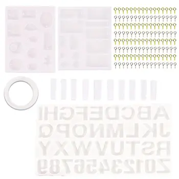 

1Set Silicone Crystal Epoxy Bracelet Hanging Ornaments Mold Pendant Casting Mould Handmade DIY Craft Jewelry Making Tool