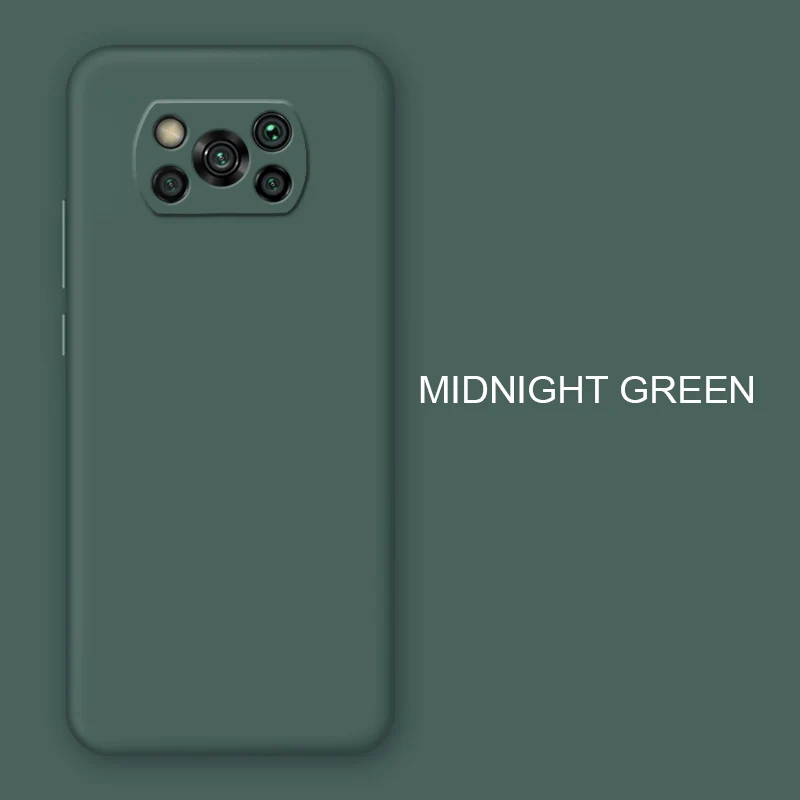thumbnail image 1 of New Full Cover Liquid Silicone Phone Case For Xiaomi Poco X3 Nfc M2 F2 Pro X2 global Original Soft Protective Back Covers Cases, 1 of 5
