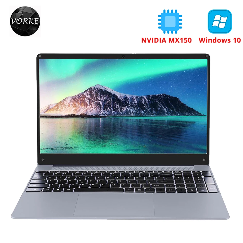 VORKE ноутбук 15 PRO Windows 10 i5 8250U Intel Core NVIDIA Geforce MX150 6 '񟫰*1080 Компьютер для