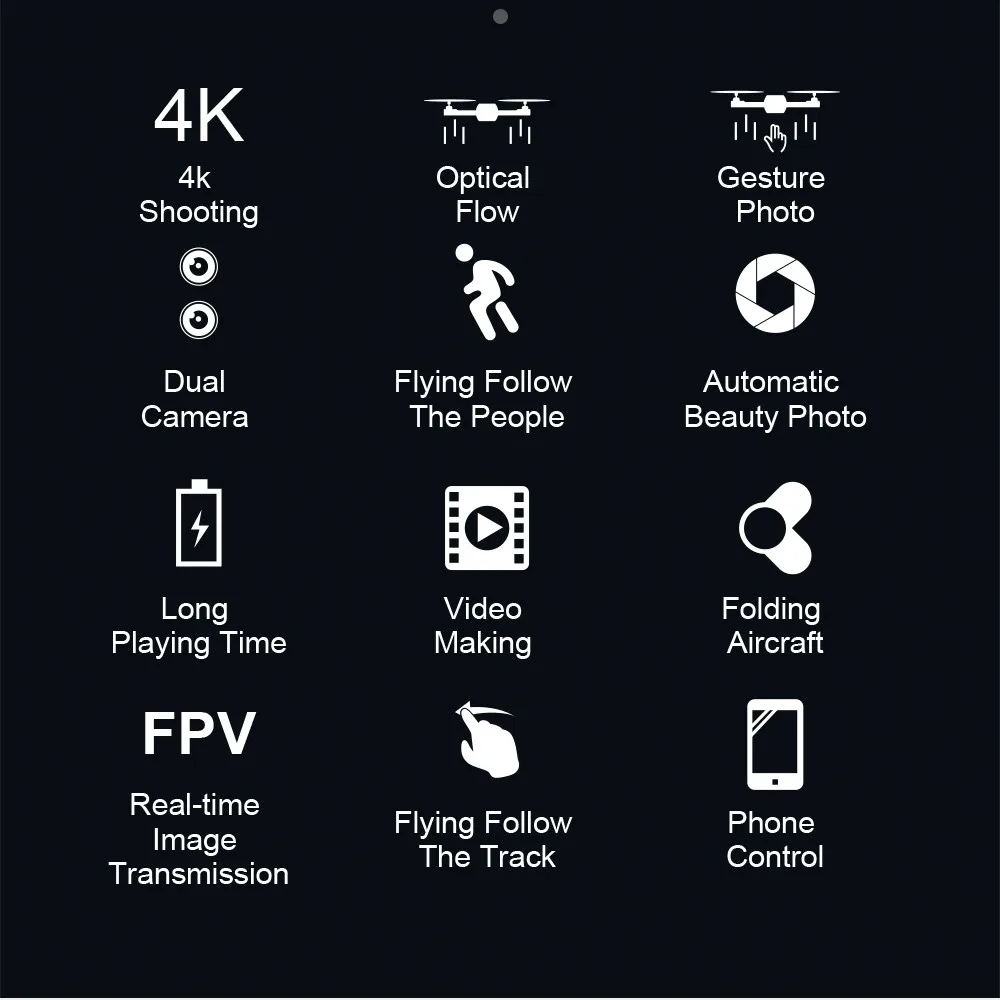 F88 Wifi FPV RC Дрон Квадрокоптер с 5.0MP/4K камерой двойная камера s с оптическим потоком позиционирования Квадрокоптер детские игрушки